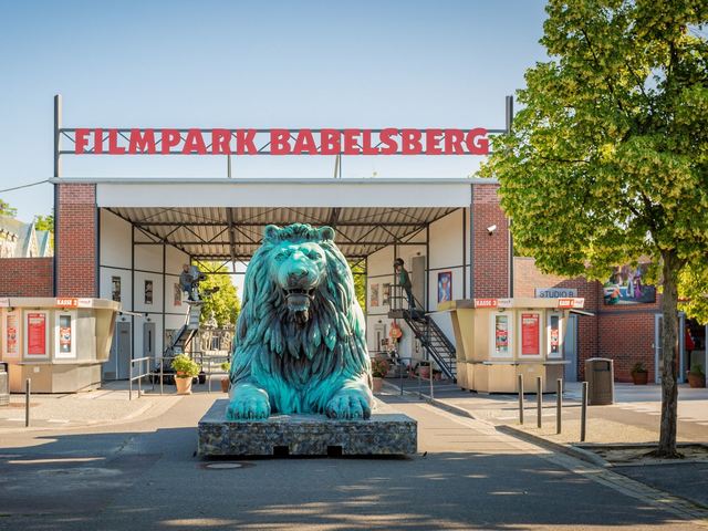 Filmpark Babelsberg Eingang, Foto: Ronny Budweth, Lizenz: Filmpark Babelsberg